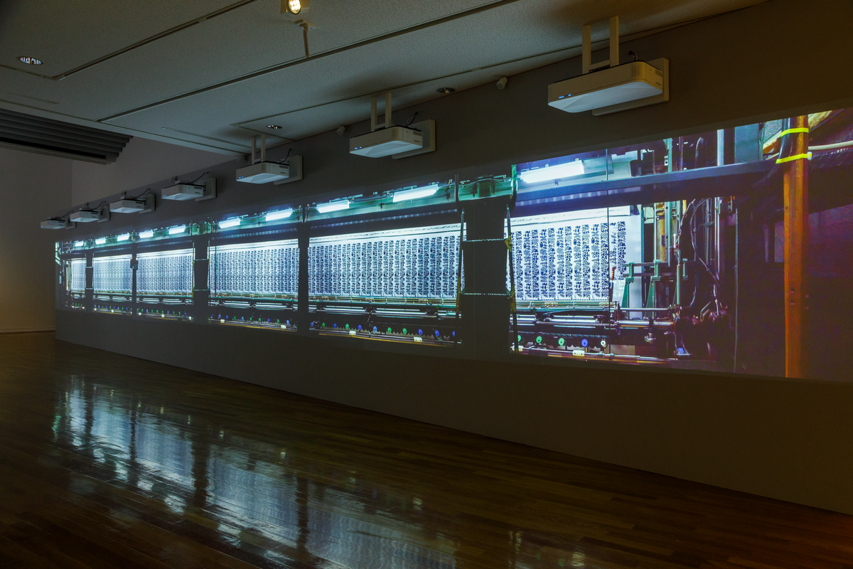 刺繍工場 製作風景 [”forest parade” ”anemone”]